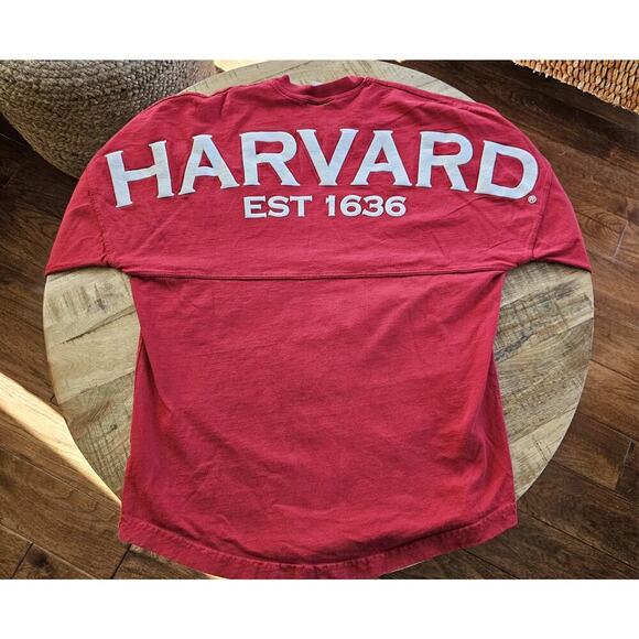 Harvard University Spirit Jersey Unisex Size XS Red Logo Made in USA - Picture 1 of 10
